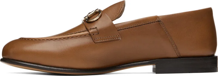 Ferragamo Tan Ottone Loafers - Image 3