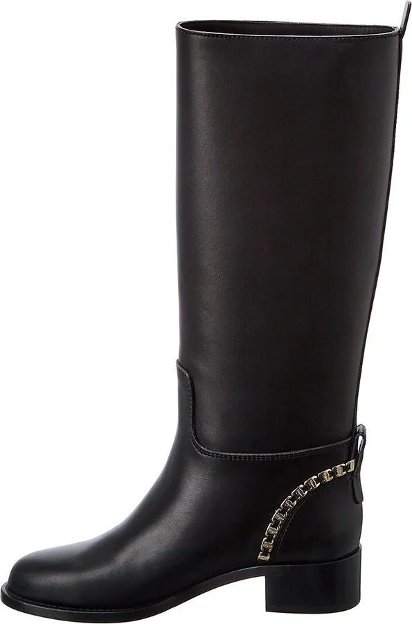 Ferragamo Tawnie Leather Boot - Image 2