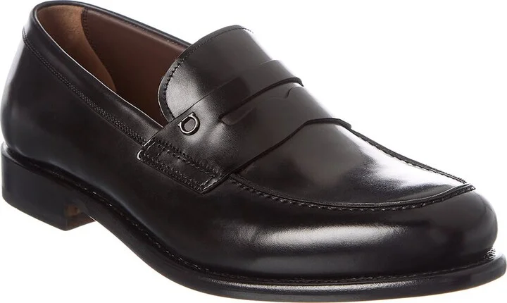 Ferragamo Theodore Leather Loafer