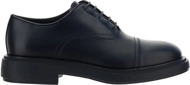 Ferragamo Toe Cap Lace-Up Oxford Shoes