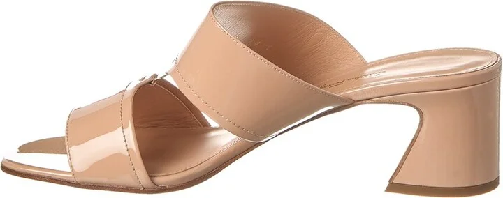 Ferragamo Tot Patent Sandal - Image 2