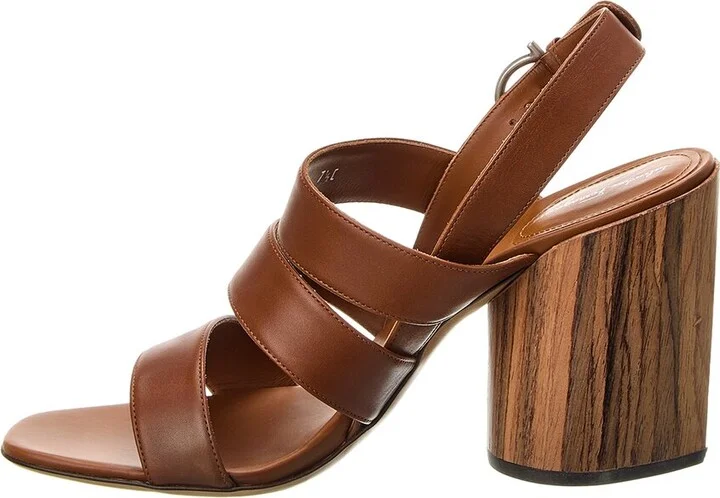 Ferragamo Trezze Leather Sandal - Image 2