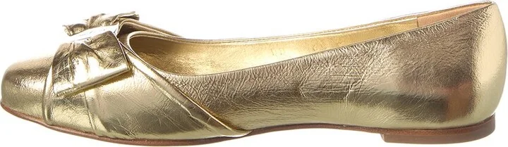 Ferragamo Vara Bow Leather Flat - Image 2