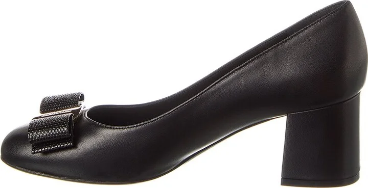 Ferragamo Vara Bow Leather Pump - Image 2