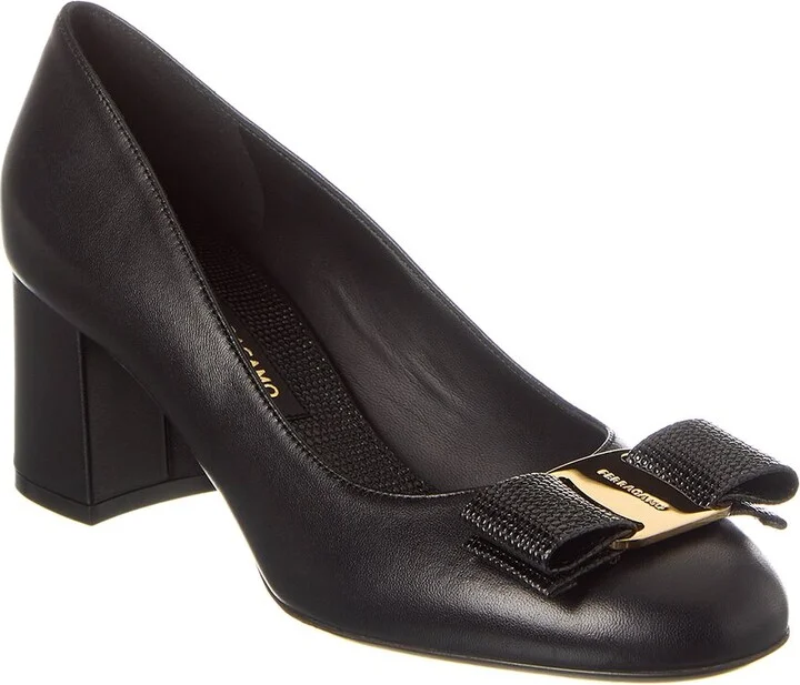 Ferragamo Vara Bow Leather Pump