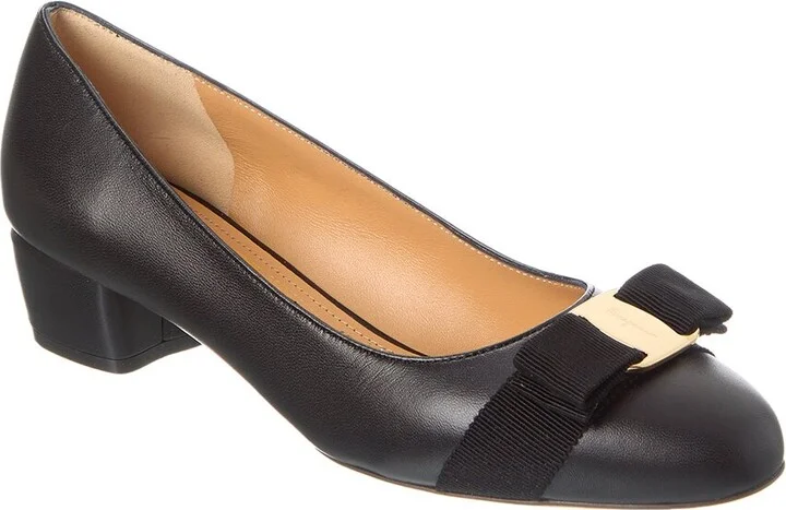 Ferragamo Vara Bow Leather Pump
