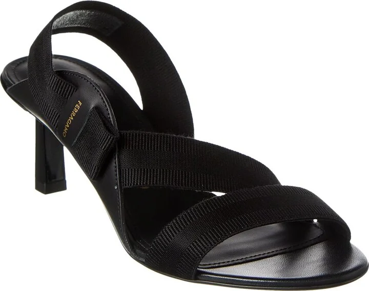 Ferragamo Vara Bow Leather Sandal
