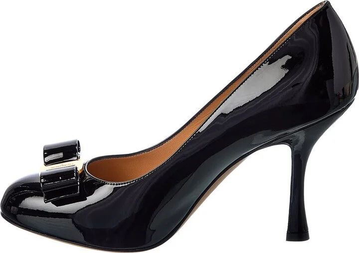 Ferragamo Vara Bow Patent Pump - Image 2