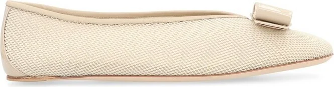 Ferragamo Vara Bow Slip-On Ballet Flats