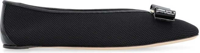 Ferragamo Vara Bow Slip-On Ballet Flats
