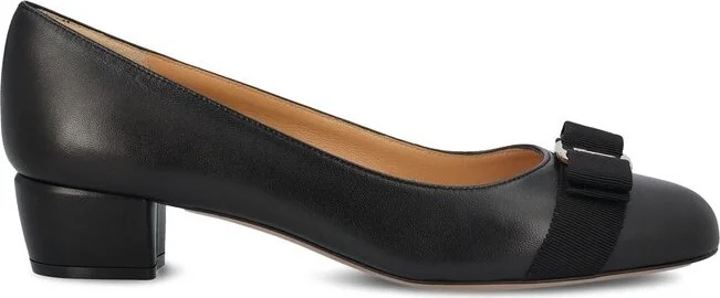 Ferragamo Vara Bow Slip-On Pumps
