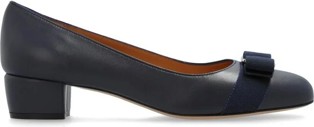 Ferragamo Vara Bow Slip-On Pumps