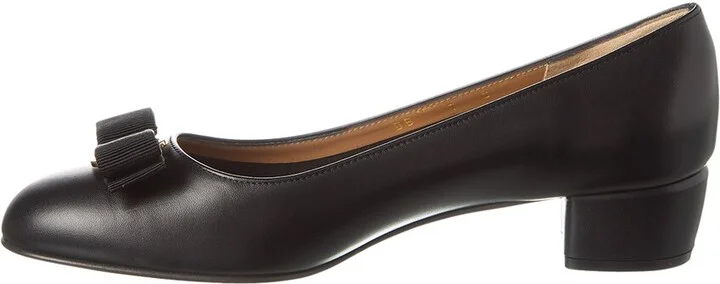 Ferragamo Vara Leather Flat - Image 2