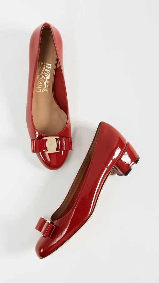 FERRAGAMO Vara Low Heel Pumps - Image 3