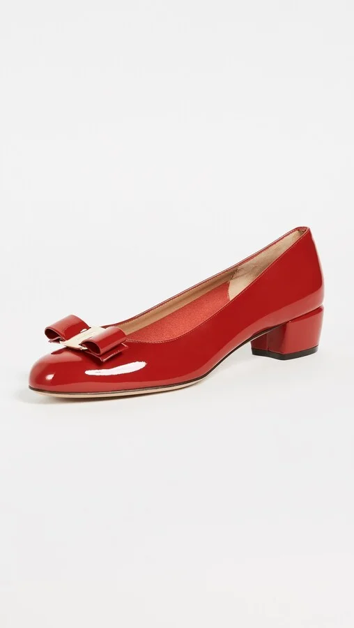FERRAGAMO Vara Low Heel Pumps - Image 5