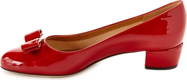 Ferragamo Vara Patent Pump - Image 2