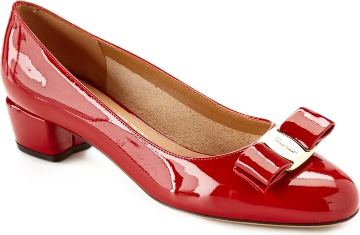 Ferragamo Vara Patent Pump