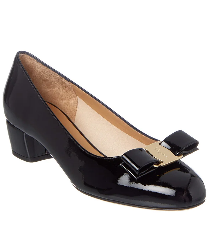 Ferragamo Vara Patent Pump