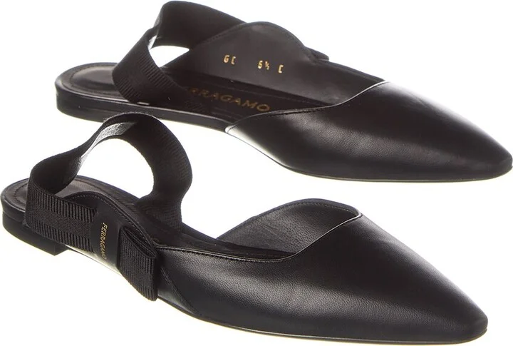 Ferragamo Vara Quilted Leather Flat (Authentic Pre-Loved)