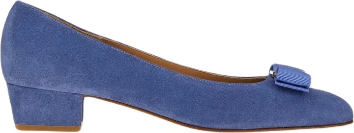 Ferragamo Vara Women's Pumps Blue