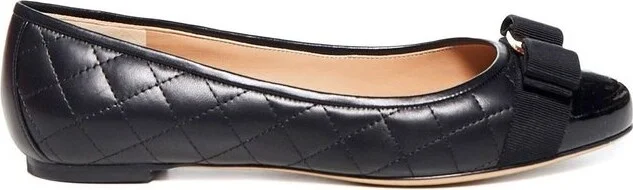 Ferragamo Varina Ballerina Flat Shoes