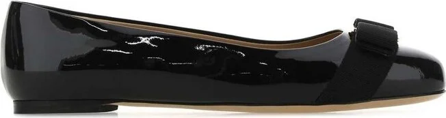 Ferragamo Varina Bow Detailed Ballerinas