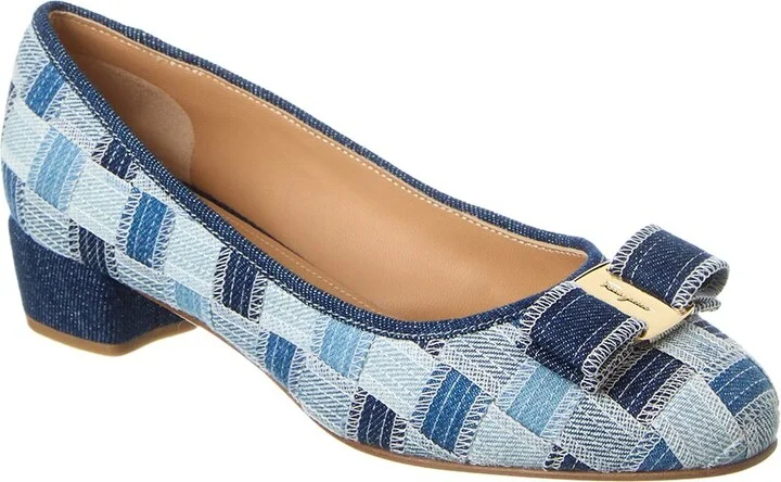 Ferragamo Varina Denim Pump