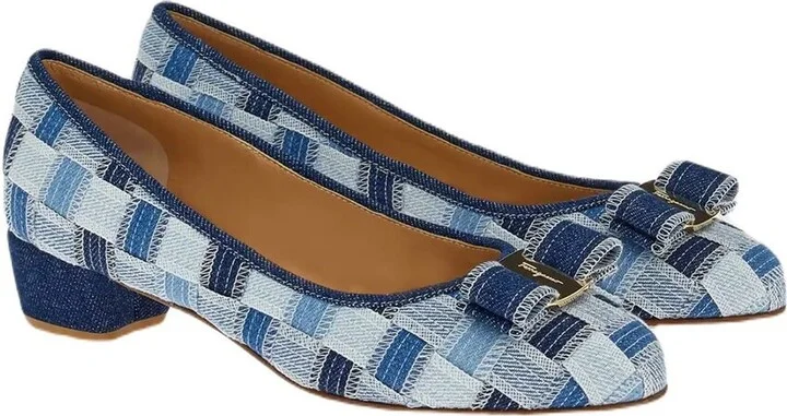 Ferragamo Varina Denim Pump