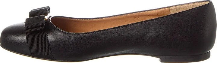 Ferragamo Varina Leather Ballet Flat - Image 2