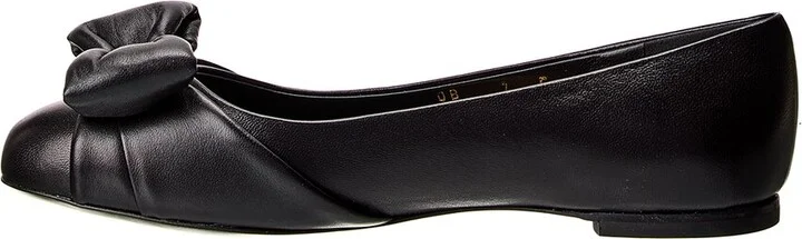 Ferragamo Varina Leather Flat - Image 2