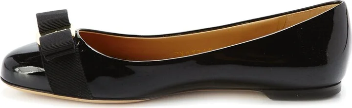 Ferragamo Varina Patent Ballet Flat - Image 2