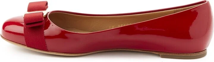 Ferragamo Varina Patent Ballet Flat - Image 2