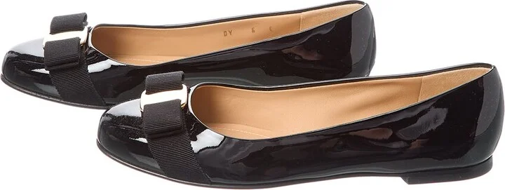 Ferragamo Varina Patent Ballet Flat (Authentic Pre-Loved) - Image 2