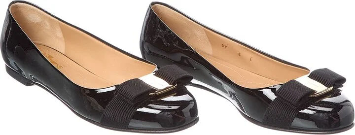 Ferragamo Varina Patent Ballet Flat (Authentic Pre-Loved)
