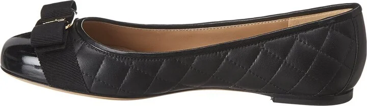 Ferragamo Varina Quilted Leather Ballet Flat - Image 2