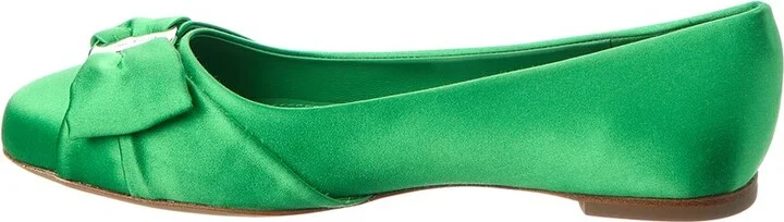 Ferragamo Varina Satin Flat - Image 2