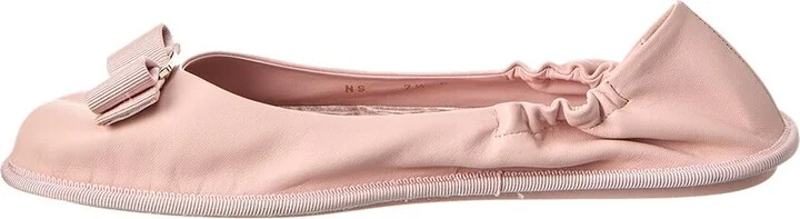 Ferragamo Varina Voy Leather Ballet Flat - Image 2