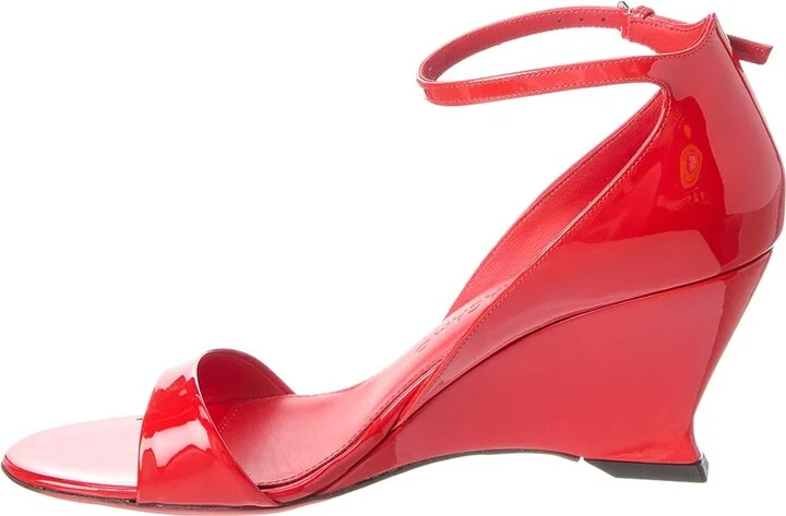 Ferragamo Vidette Leather Wedge Sandal - Image 2