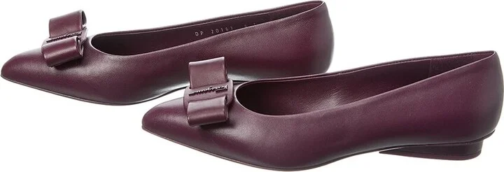 Ferragamo Viva Leather Flat (Authentic Pre-Loved) - Image 2