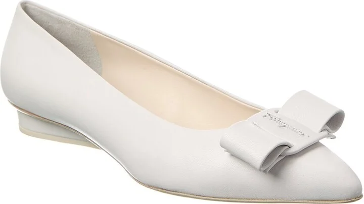 Ferragamo Viva Leather Flat