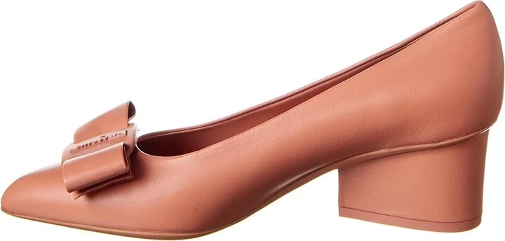 Ferragamo Viva Leather Pump - Image 2