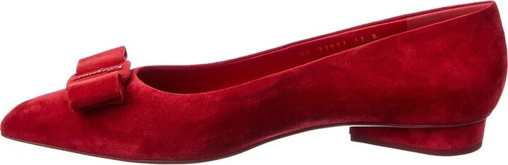 Ferragamo Viva Suede Flat - Image 2