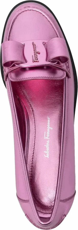 Ferragamo Vivaldo High Shine Ballerina Shoes