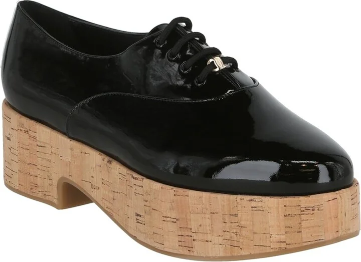 Ferragamo Viviane Patent Platform Oxford