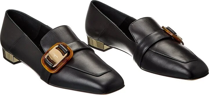 Ferragamo Wang Leather Loafer (Authentic Pre-Loved)