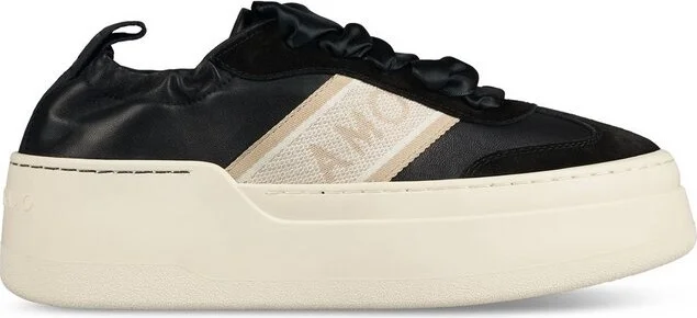 Ferragamo Wedge Lace-Up Sneakers