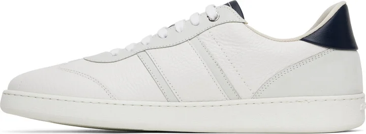 Ferragamo White Low Top Signature Sneakers - Image 3