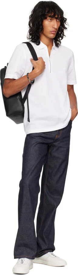 Ferragamo White Low Top Signature Sneakers - Image 5