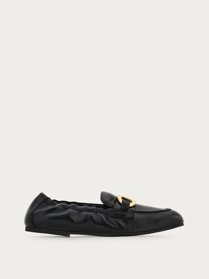Ferragamo Women Elasticated loafer Black