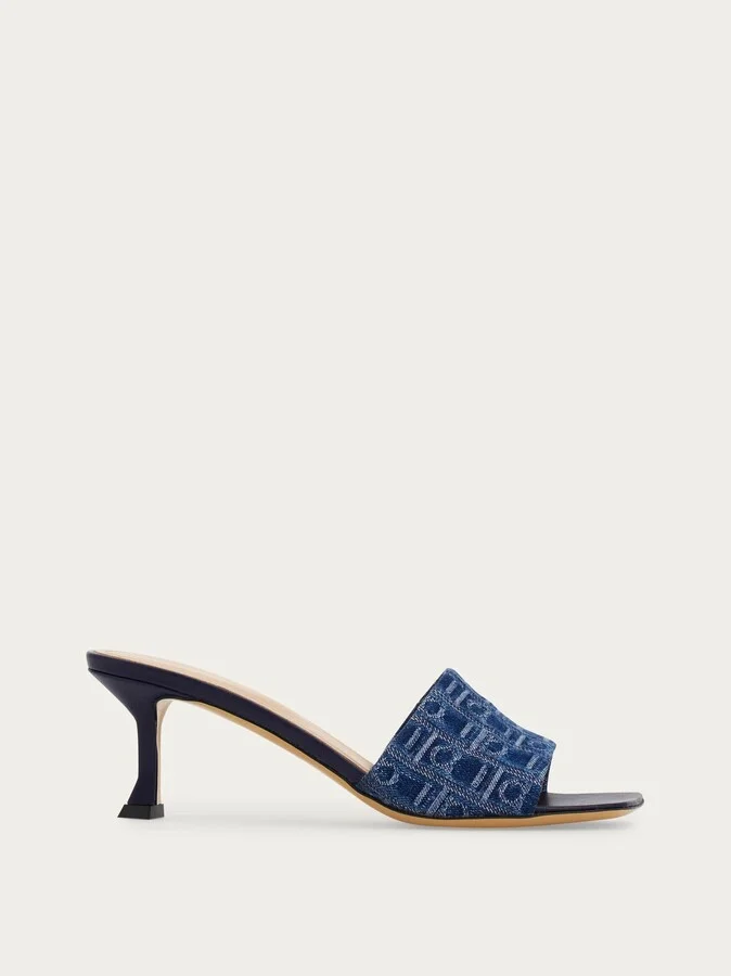 Ferragamo Women Ferragamo Monogram sandal Blue